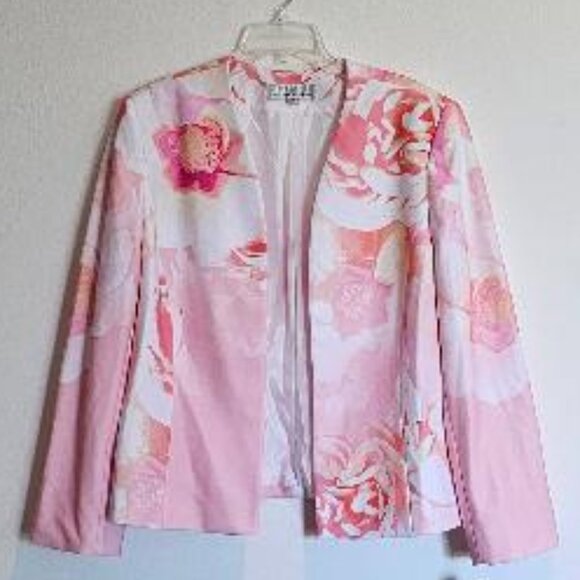 TAHARI Arthur S. Levine Women's Floral Jacket - Size 18 NWT - Picture 1 of 6